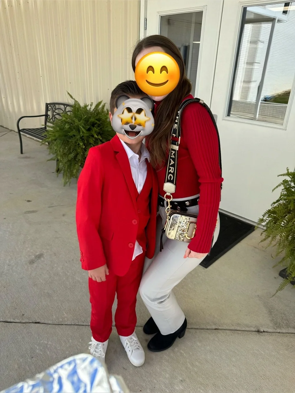 BLACK N BIANCO. 3 PIECE RED SUIT Jacket, Vest, & Pants
